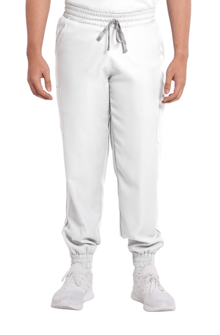 Twill Garterized Jogger Men Scrub Pants