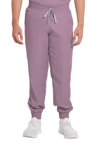 Twill Garterized Jogger Men Scrub Pants