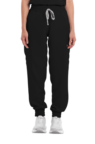 Twill Custom Fit Garterized Jogger Women Scrub Pants