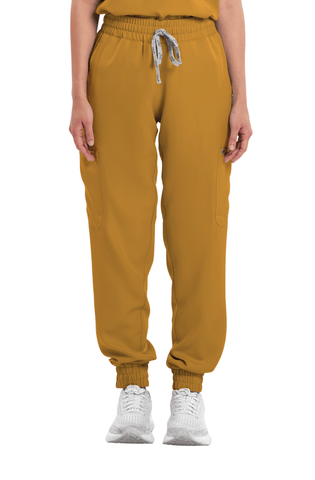 Twill Garterized Jogger Women Scrub Pants