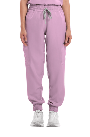Twill Garterized Jogger Women Scrub Pants