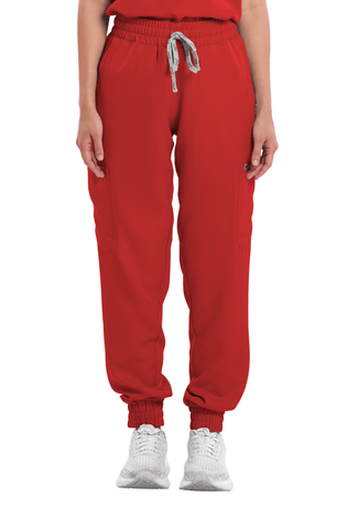Twill Garterized Jogger Women Scrub Pants