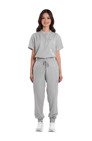 Twill Custom Fit Garterized Jogger Women Scrub Pants