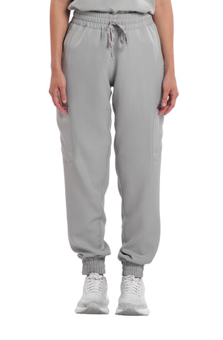 Twill Custom Fit Garterized Jogger Women Scrub Pants