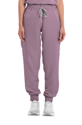 Twill Custom Fit Garterized Jogger Women Scrub Pants