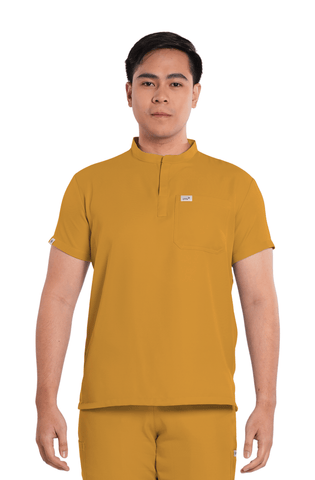 Twill Mandarin Men Scrub Top
