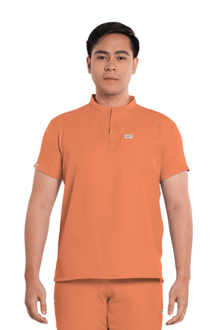 Twill Mandarin Men Scrub Top