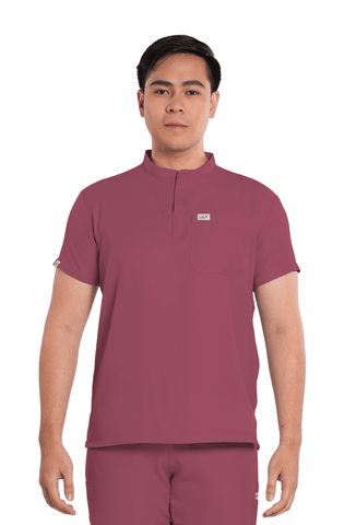 Twill Mandarin Men Scrub Top