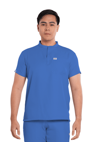 Twill Mandarin Men Scrub Top