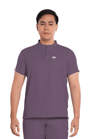 Twill Mandarin Men Scrub Top