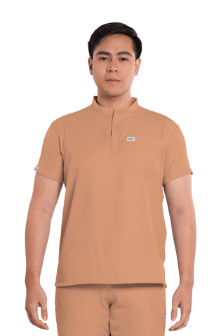 Twill Mandarin Men Scrub Top