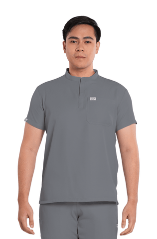 Twill Mandarin Men Scrub Top