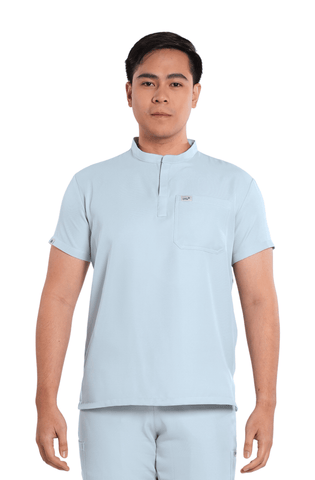 Twill Mandarin Men Scrub Top