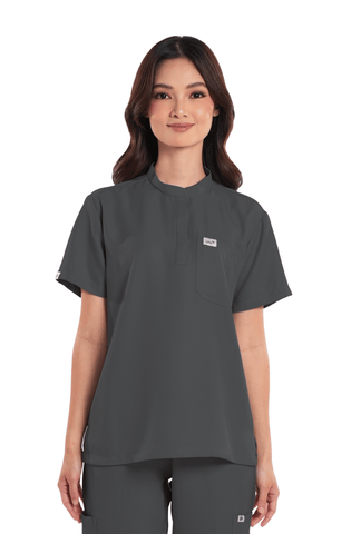 Twill Mandarin Women Scrub Top