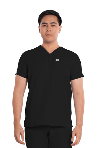 Twill V-Neck Men Scrub Top