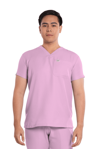 Twill Custom Fit V-Neck Men Scrub Top