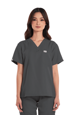 Twill V-Neck Women Scrub Top