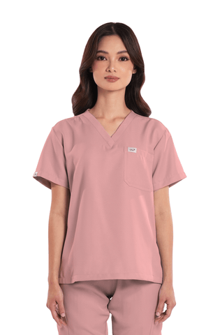 Twill V-Neck Women Scrub Top