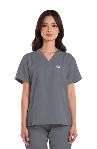 Twill V-Neck Women Scrub Top