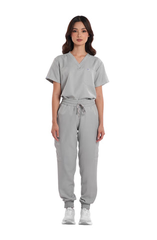 Twill Custom Fit V-Neck Women Scrub Top