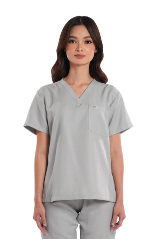 Twill V-Neck Women Scrub Top
