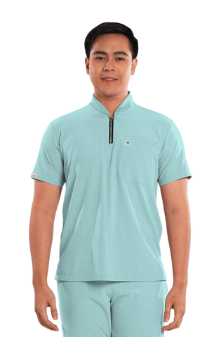 Ultraflex® Custom Fit Half Zipped Men Scrub Top