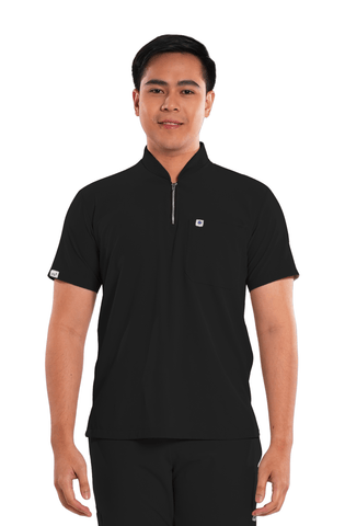 Ultraflex® Custom Fit Half Zipped Men Scrub Top