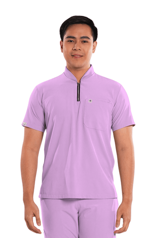 Ultraflex® Custom Fit Half Zipped Men Scrub Top