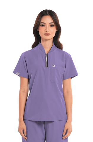 Ultraflex® Custom Fit Half Zipped Women Scrub Top
