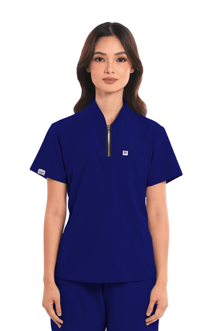Ultraflex® Custom Fit Half Zipped Women Scrub Top