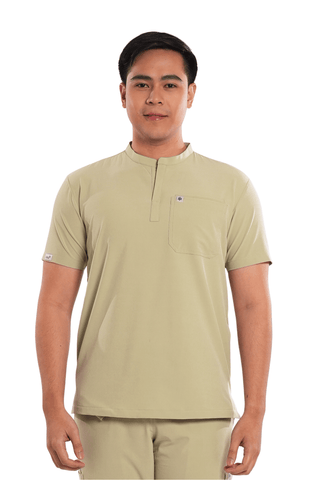 Ultraflex® Mandarin Men Scrub Top