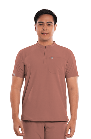 Ultraflex® Mandarin Men Scrub Top