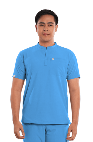 Ultraflex® Custom Fit Mandarin Men Scrub Top