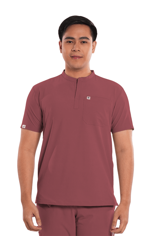 Ultraflex® Mandarin Men Scrub Top