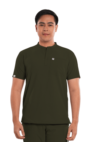 Ultraflex® Mandarin Men Scrub Top