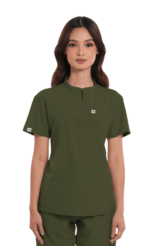 Ultraflex® Mandarin Women Scrub Top
