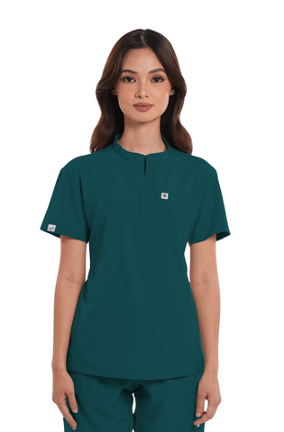 Ultraflex® Custom Fit Mandarin Women Scrub Top