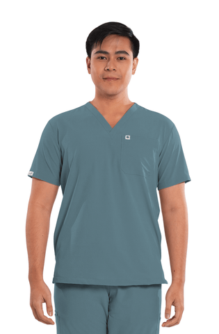 Ultraflex® V-Neck Men Scrub Top