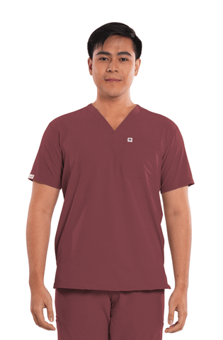 Ultraflex® V-Neck Men Scrub Top
