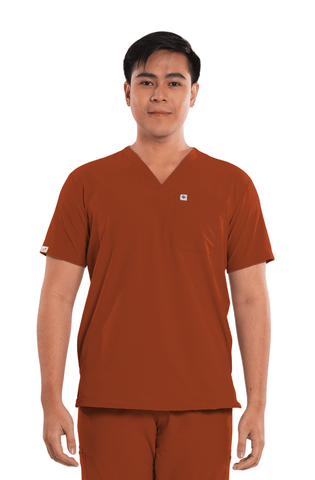 Ultraflex® V-Neck Men Scrub Top