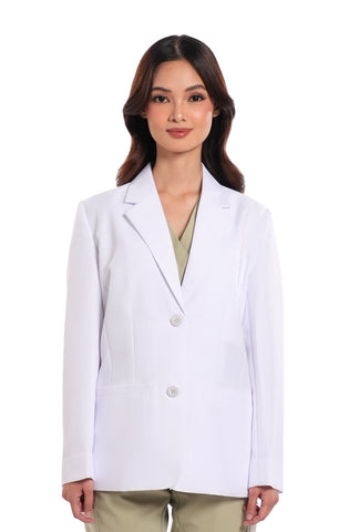 Wool Custom Fit Long Sleeve Women Scrub Blazer